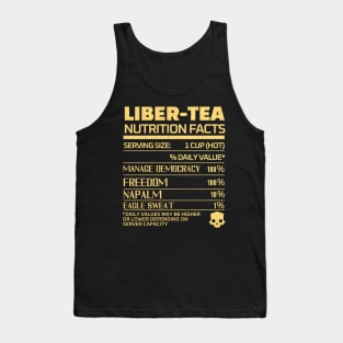 Liber-tea one cup at a time! helldivers Tank Top